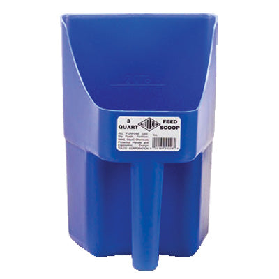 3 Qt Plastic Feed Scoop