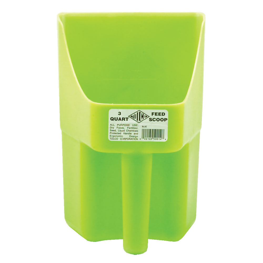 3 Qt Plastic Feed Scoop