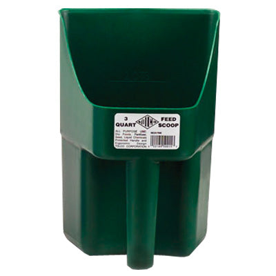 3 Qt Plastic Feed Scoop