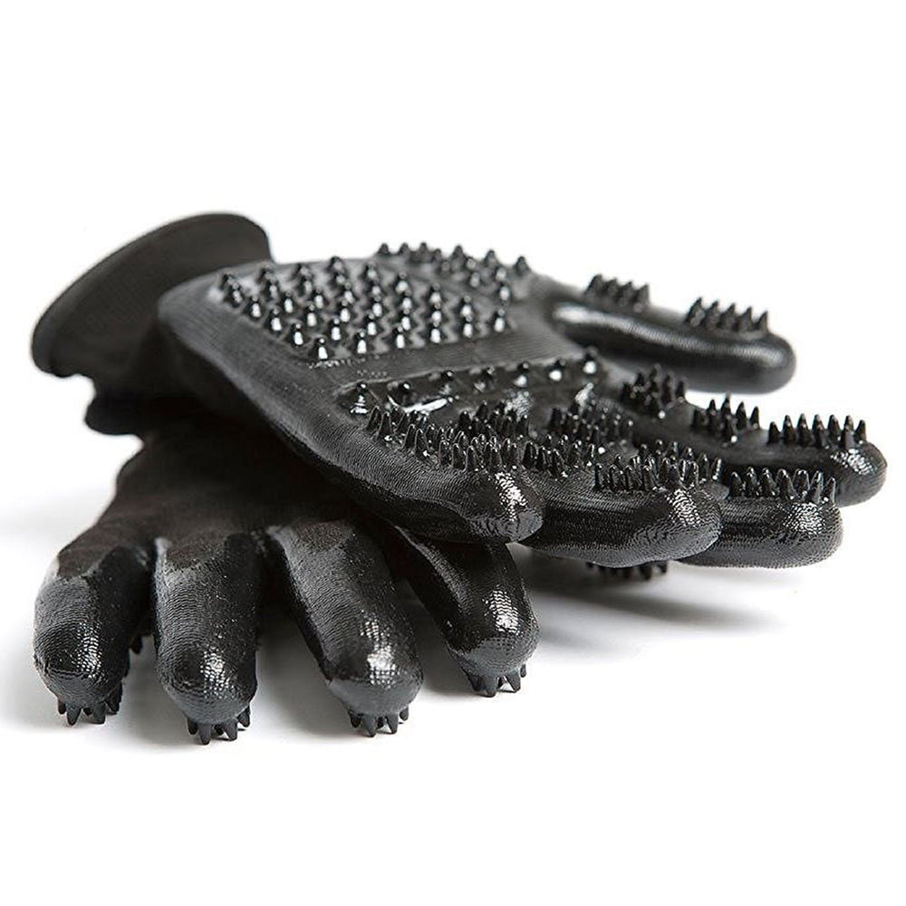 HandsOn Grooming Gloves,  Black