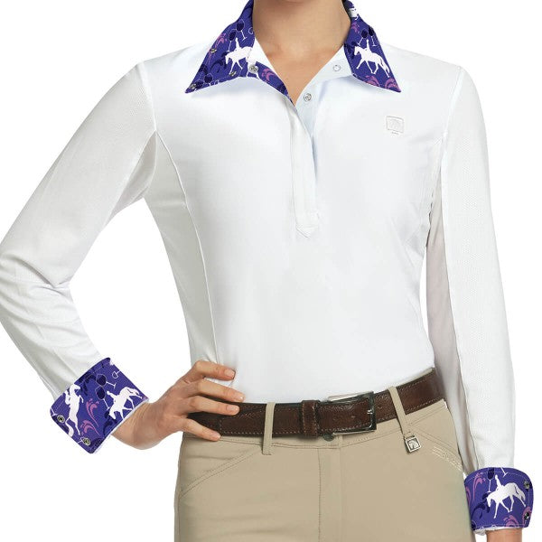 Romfh Lindsay Long Sleeved Show Shirt, Horse Show Daze