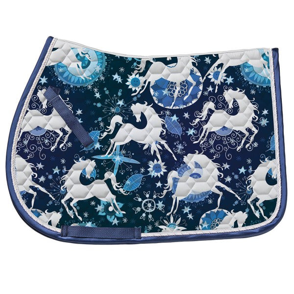 Ovation Altitude AP Print Saddle Pad, Whimsical Horse