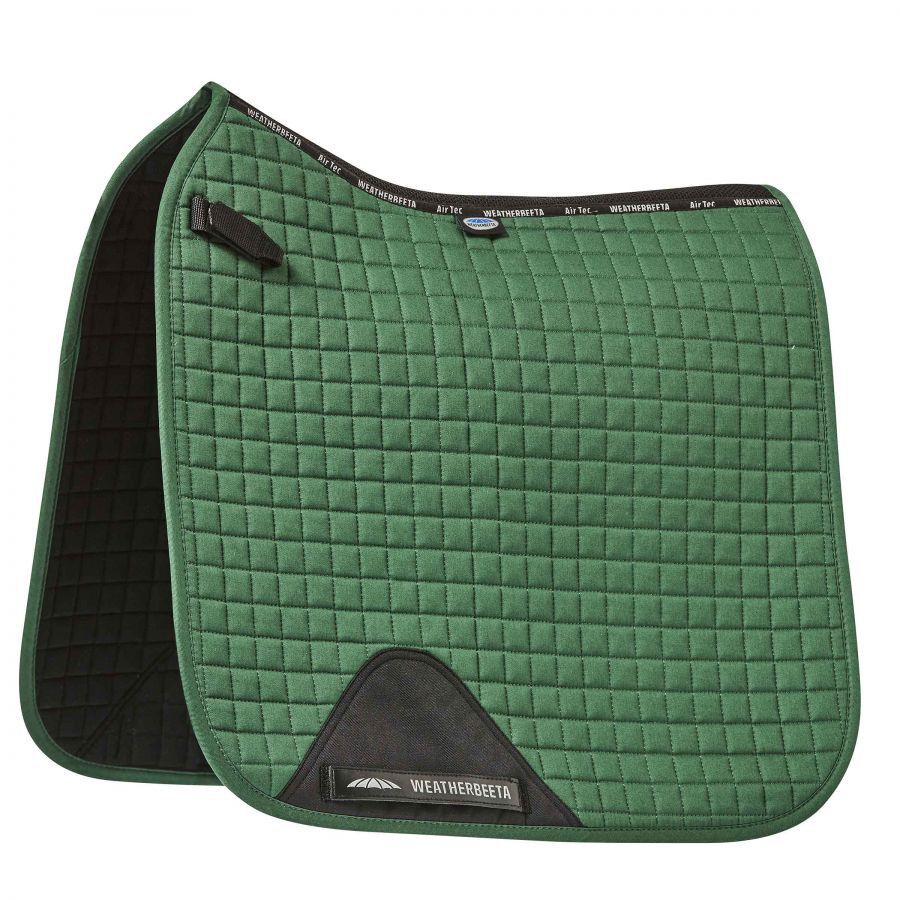 WeatherBeeta Prime Dressage Saddle Pad,  Hunter Green