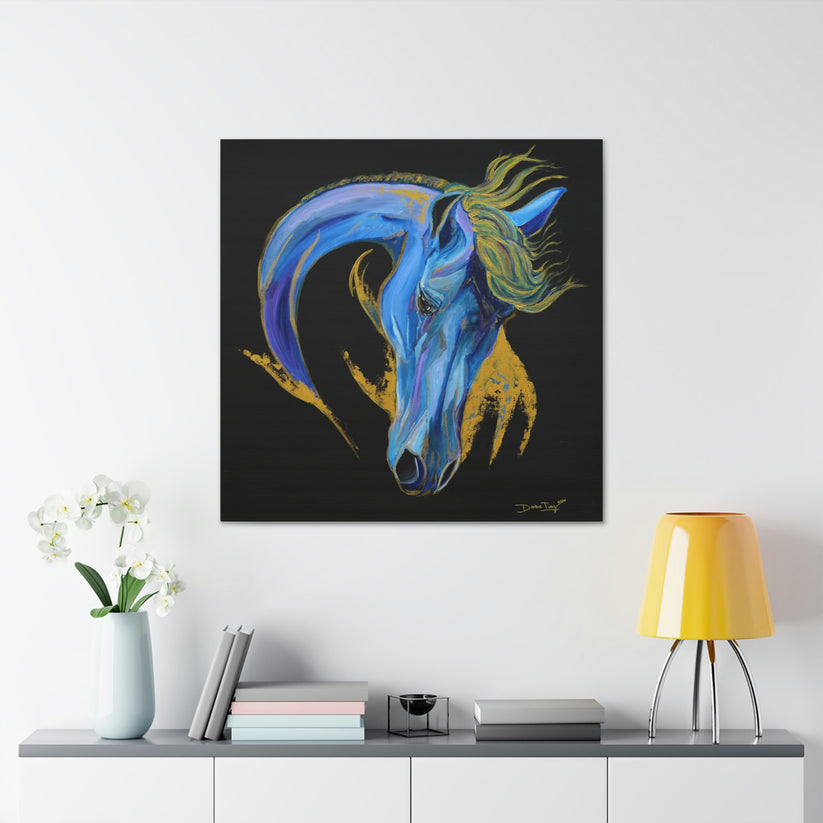 SonaEquestrian Seahorse Wave, Canvas Print 24x 24