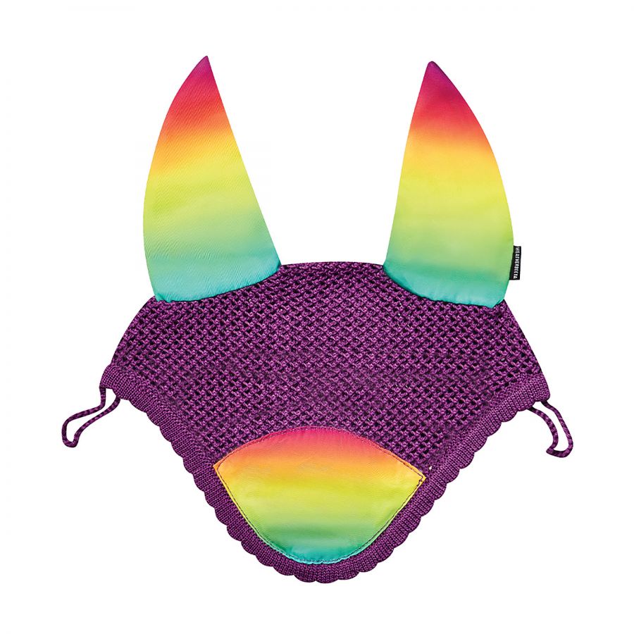 Weatherbeeta Prime Ombre Ear Bonnet,  Rainbow Dream