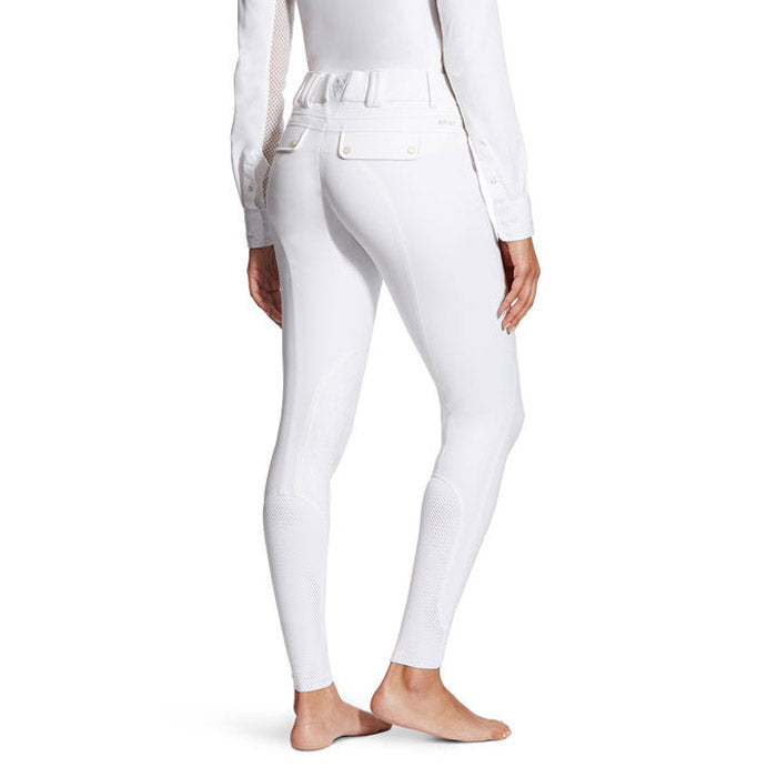 Ariat® Tri Factor Grip Knee Patch Breech, White