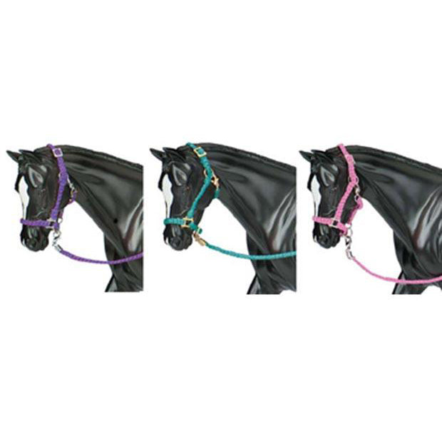 Breyer Hot Colored Nylon Halters, 3 Piece Set