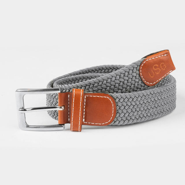 USG Casual Stretch Belt, Solid Colors