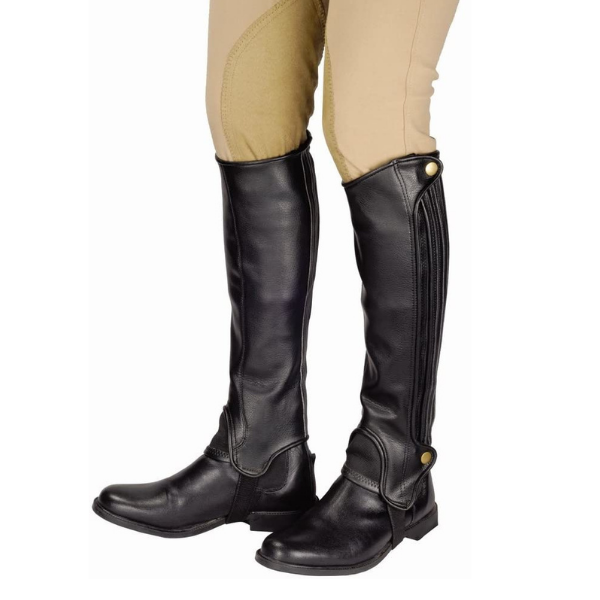 Tuffrider Grippy Grain Half Chaps