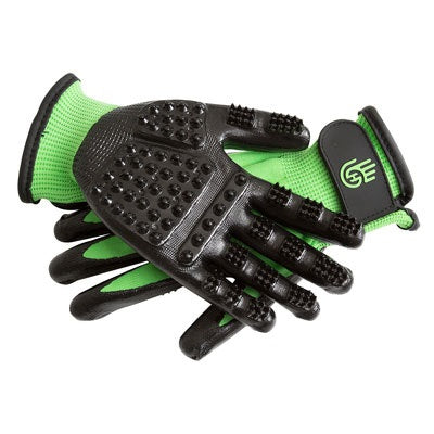 HandsOn Grooming Gloves,  Green