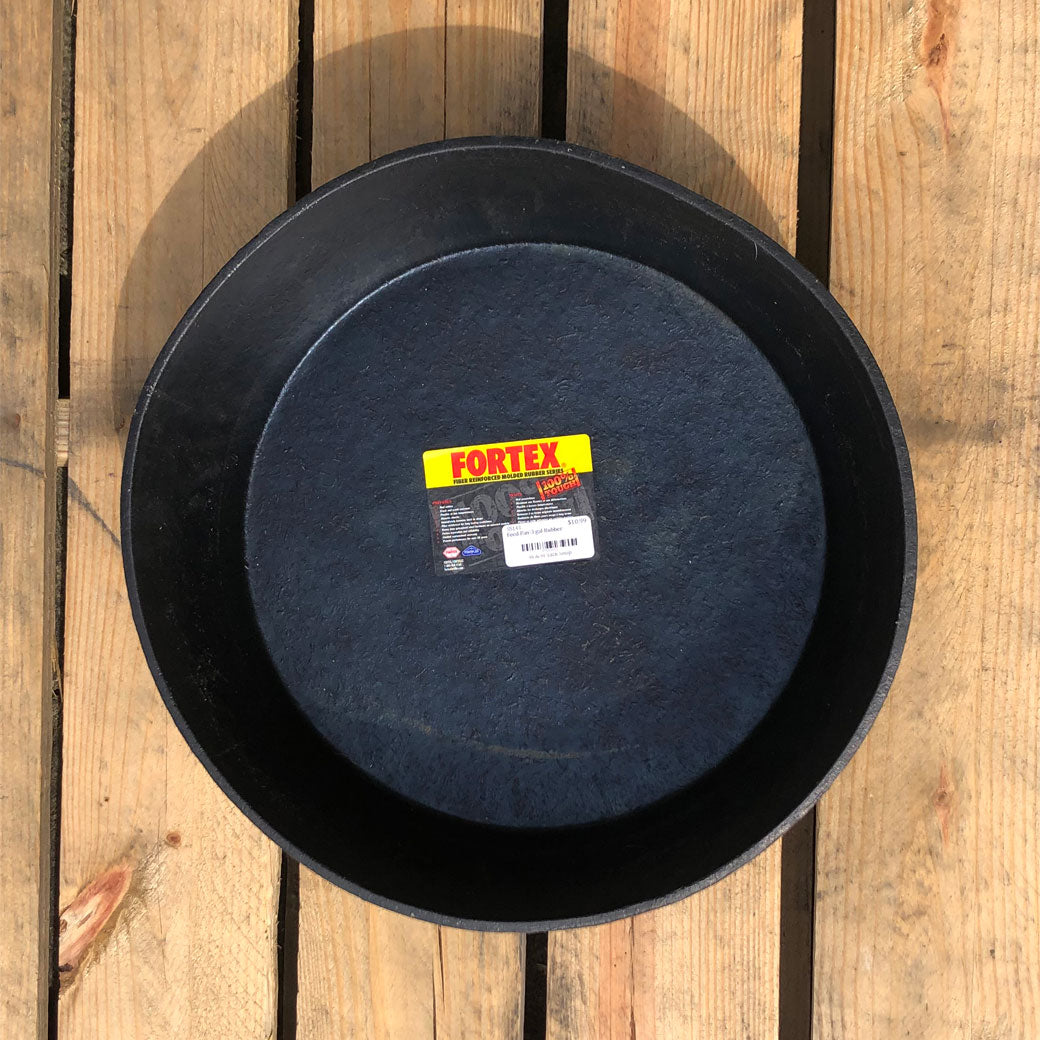 3 Gallon Rubber Feed Pan