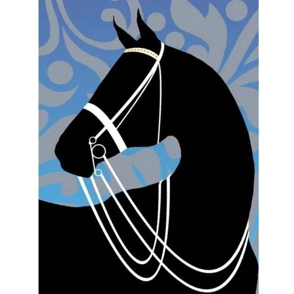 Birthday Card- Horse with Double Bridle