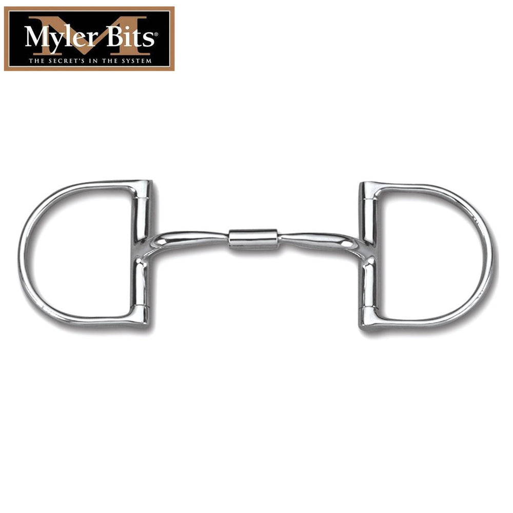 5" Myler Comfort Snaffle Dee, No Hooks