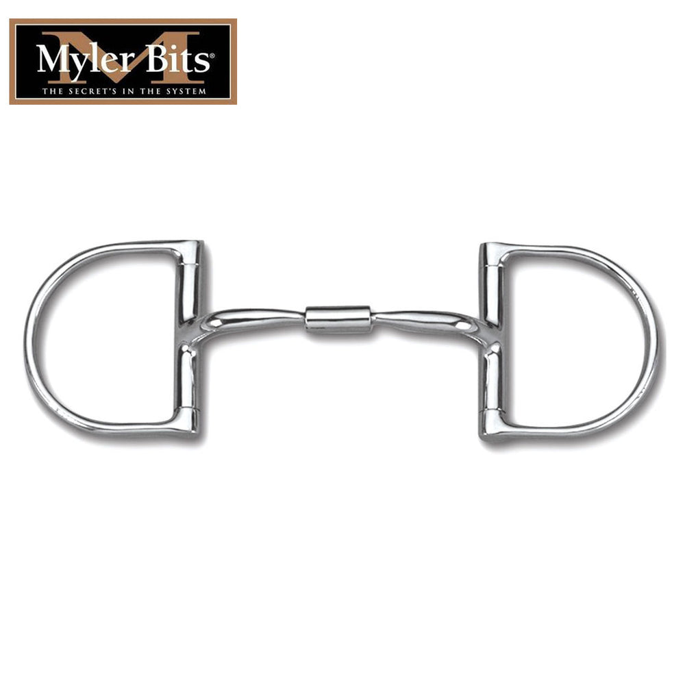 5.25" Myler Comfort Snaffle Dee,  No Hooks