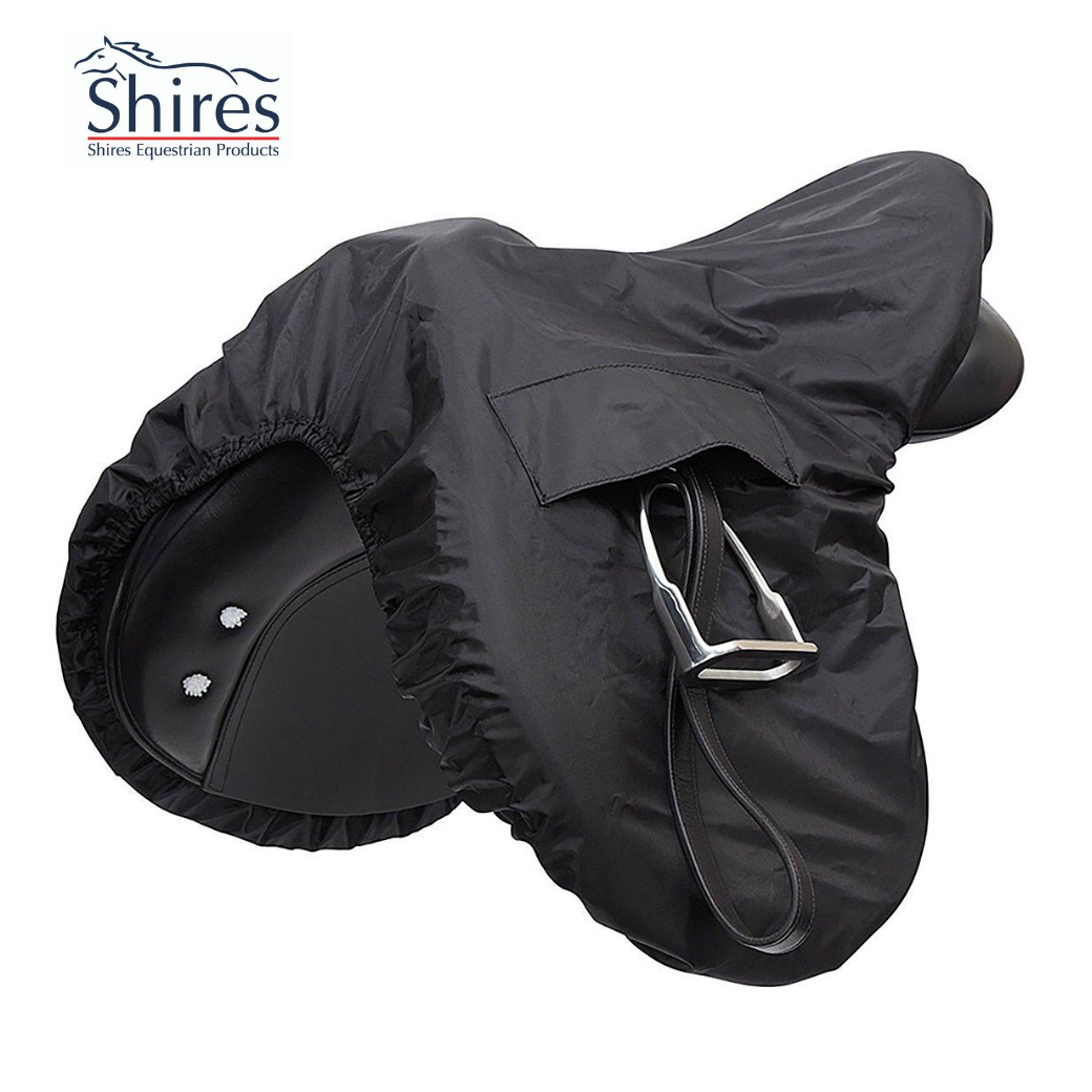 Shires Waterproof  Ride On Saddle Cover,  Black