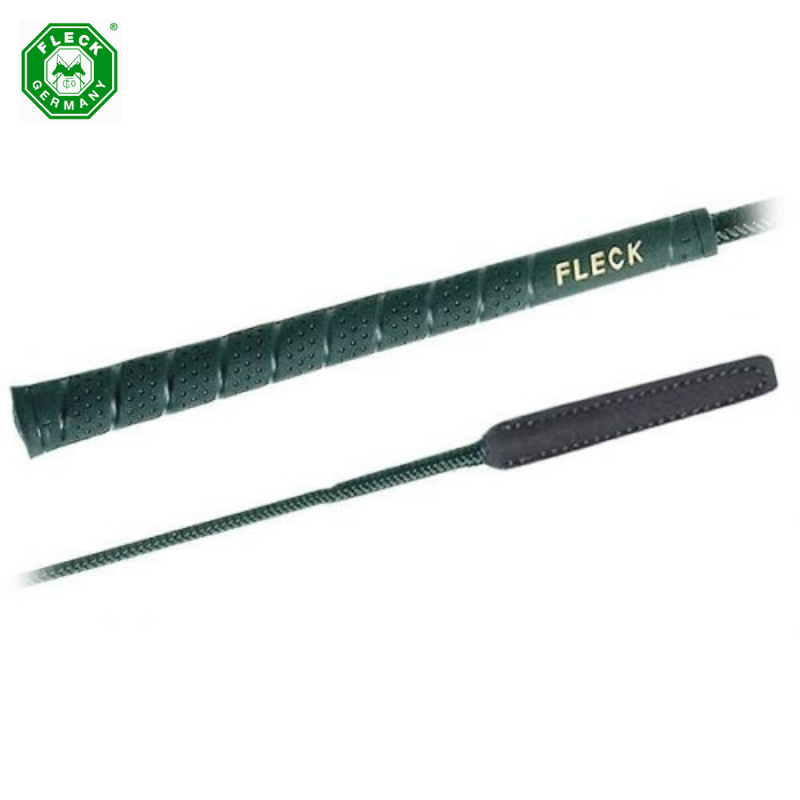 FLECK Grip Dressage Whip with Popper