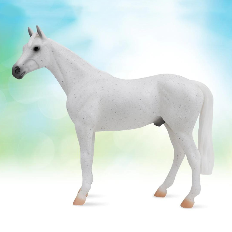 Breyer Fleabitten Grey Thoroughbred