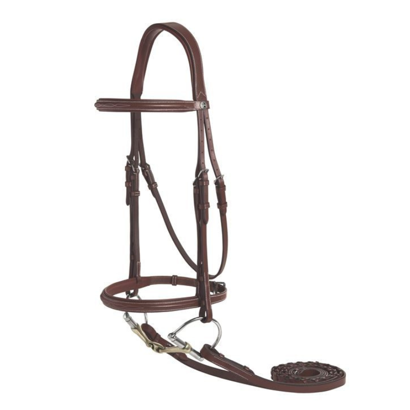 Henri de Rivel Pro Mono Crown Fancy Stitched Padded Bridle