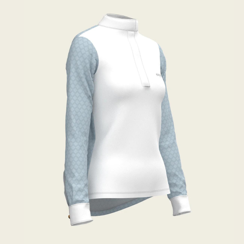 Espoir Equestrian Sky Blue Long Sleeve Show Shirt