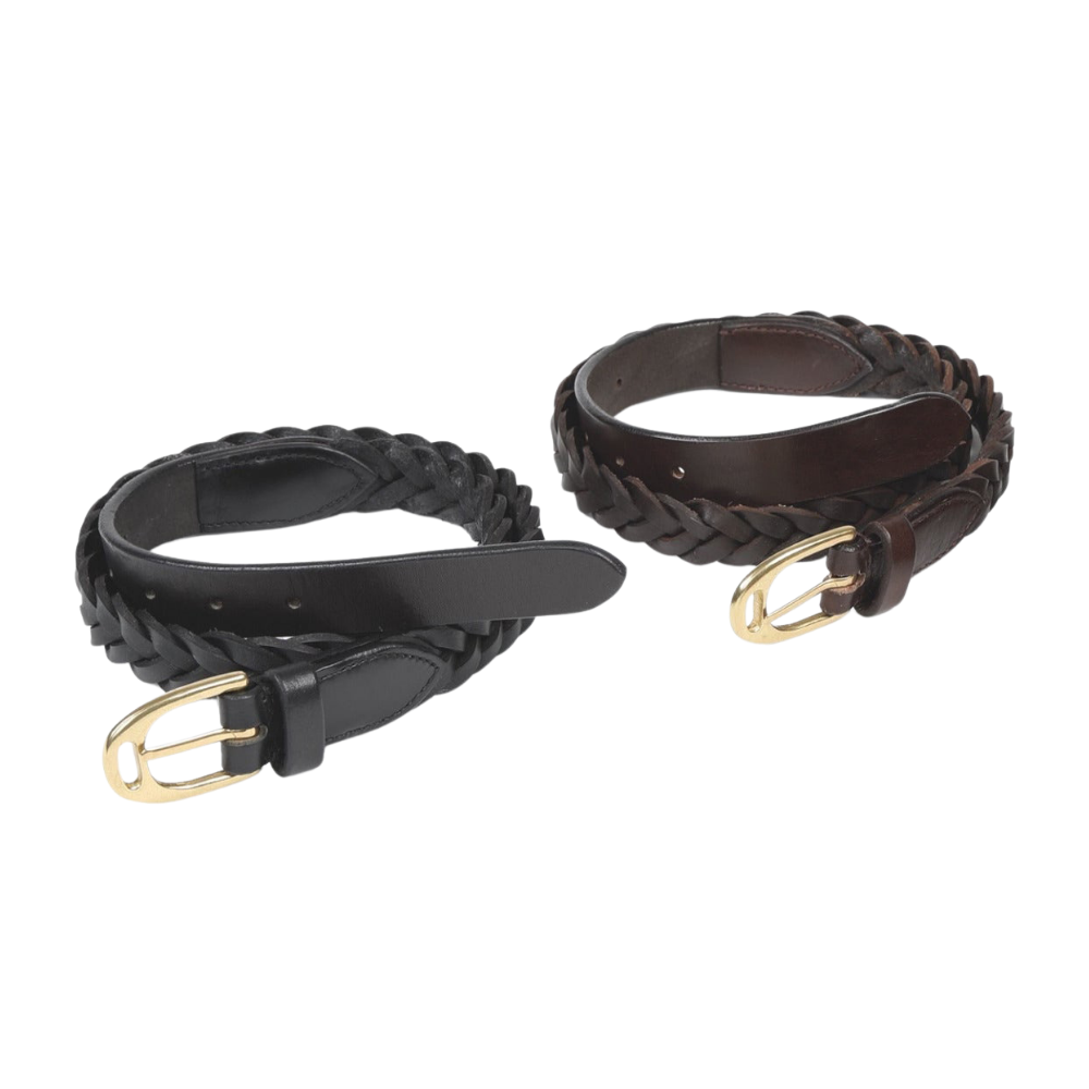 Aubrion Plaited Leather Belt