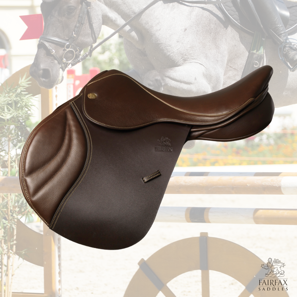 Fairfax Classic Jump Plain Flap Saddle