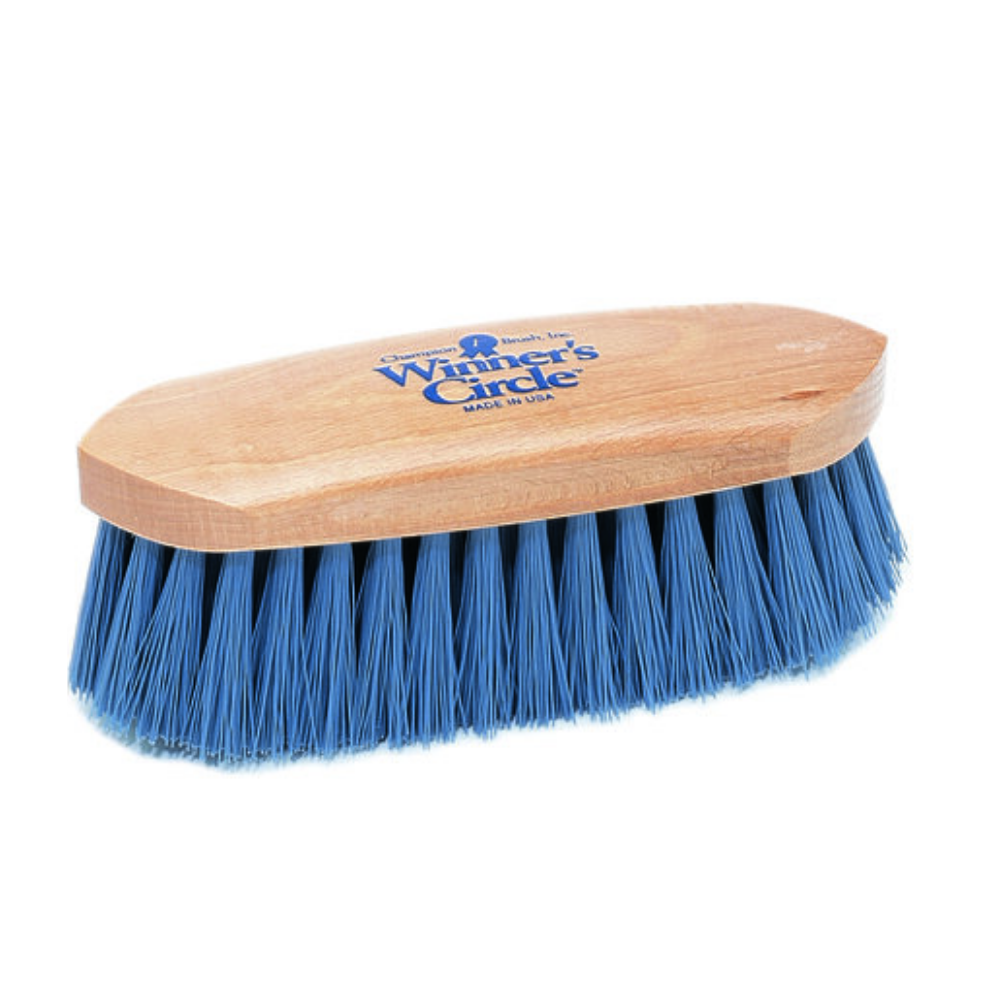 Winner's Circle 7 1/2" Slate Poly Medium Dandy Brush