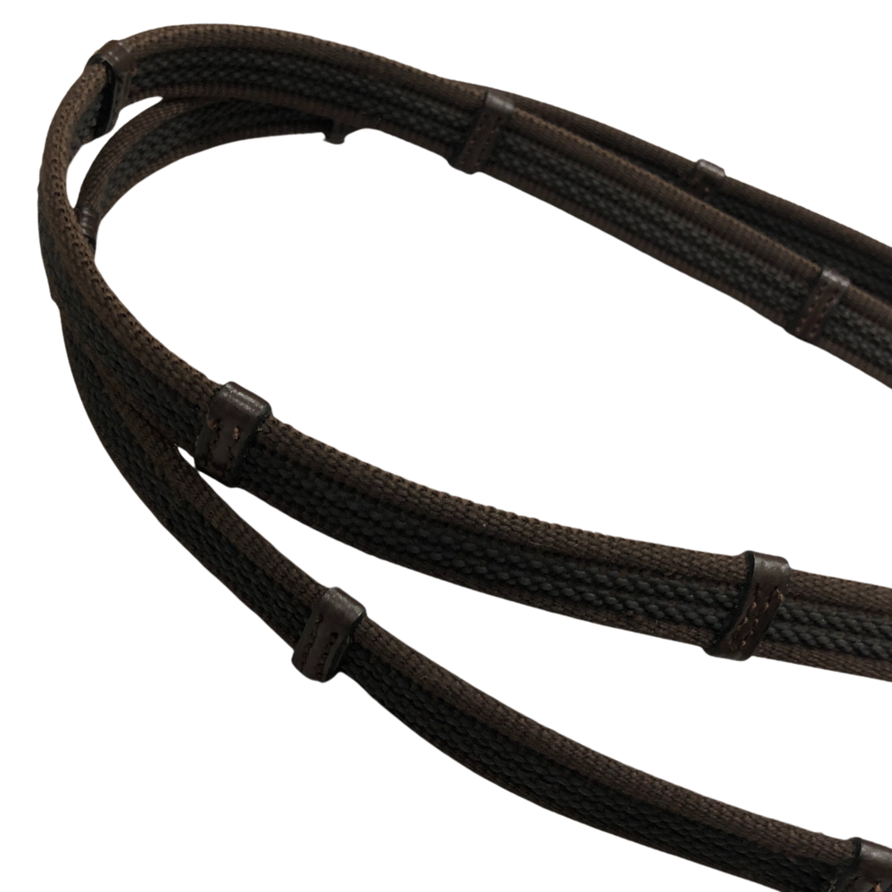 Black Oak Set Grip Reins with Pin Ends