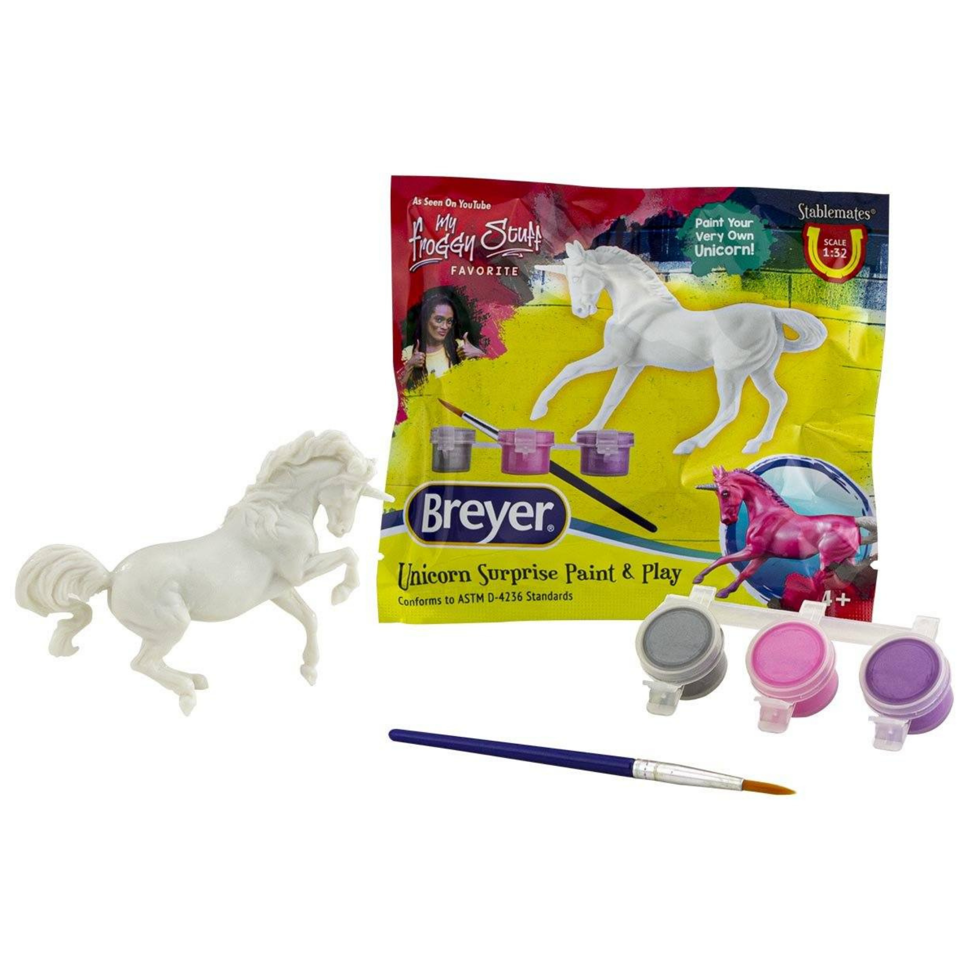 Breyer Stablemates Unicorn Surprise, Paint & Play