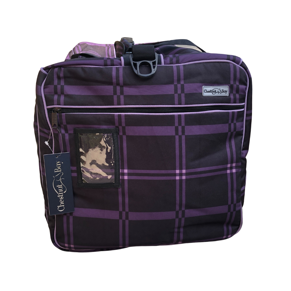 Chestnut Bay Essential AP Duffel Bag, Black Plaid