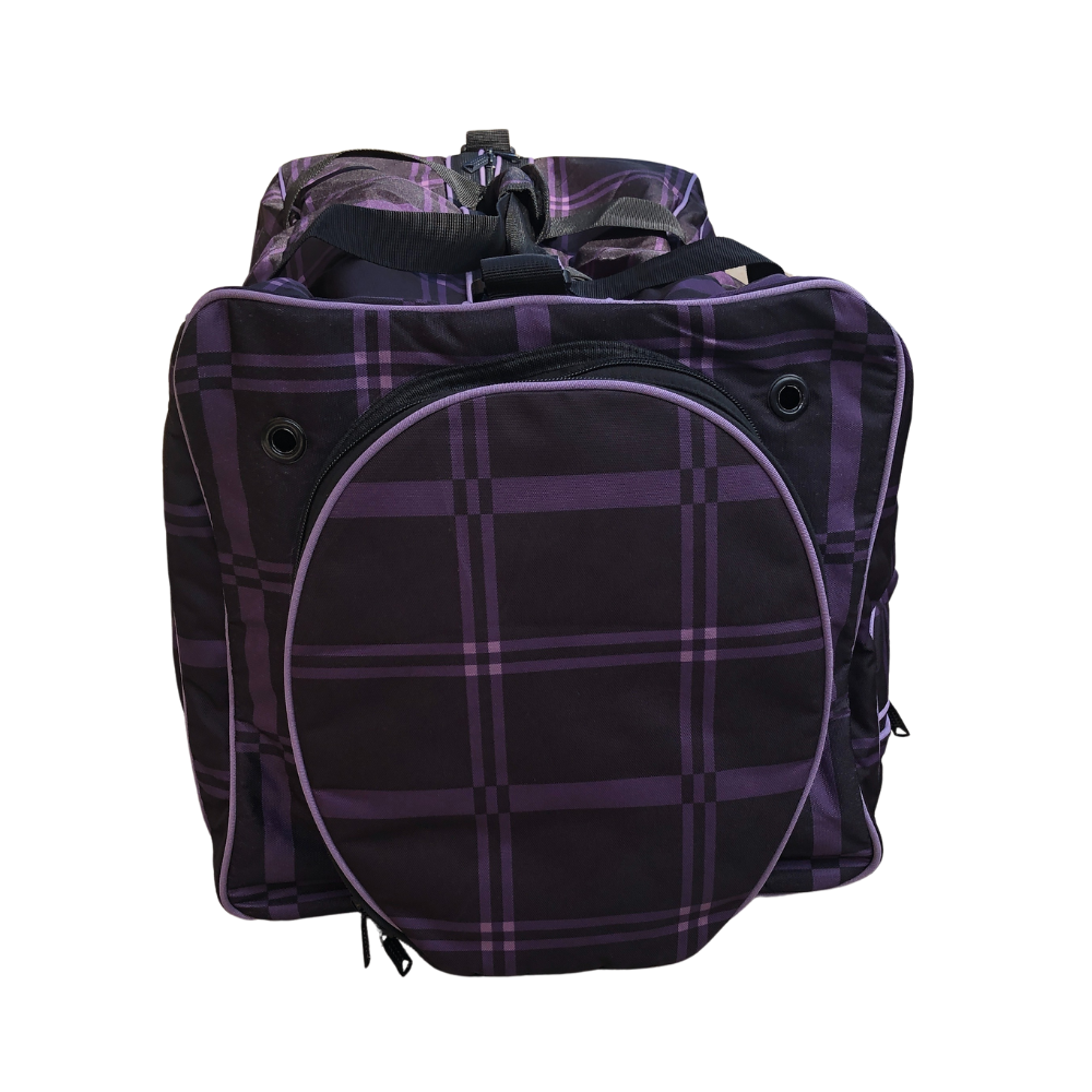 Chestnut Bay Essential AP Duffel Bag, Black Plaid