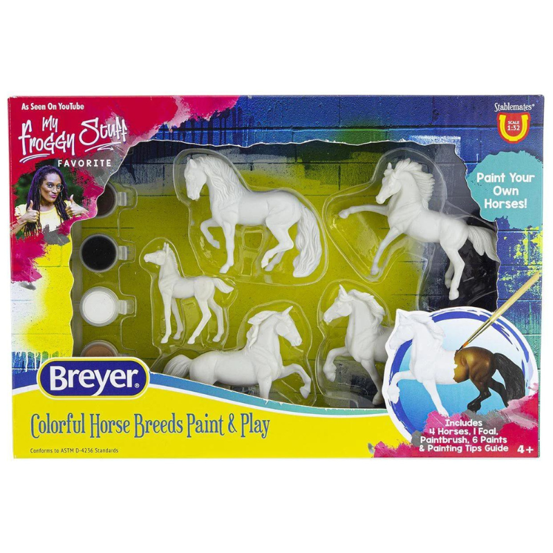 Breyer Stablemates Colorful Breeds Paint & Play