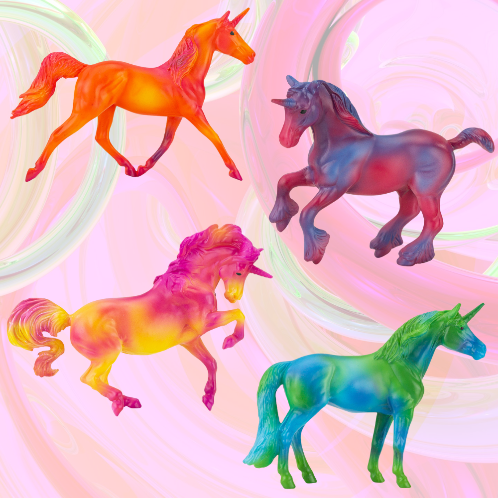 Breyer® Unicorn Swirl Stablemates Gift Set