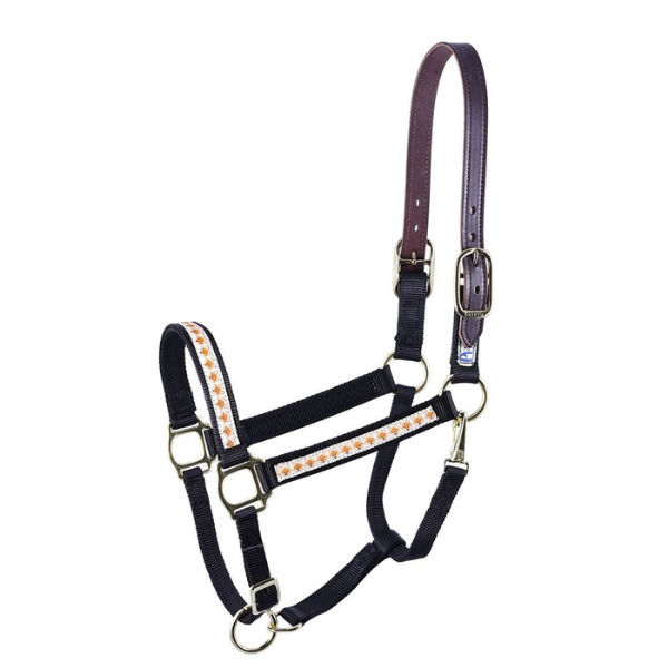 Perris Black Foxes Ribbon Breakaway Halter