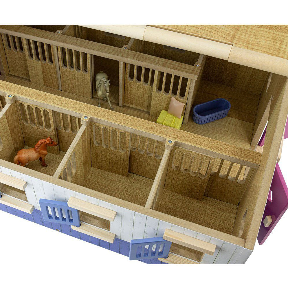 Breyer Farms Deluxe Wood Stable Playset