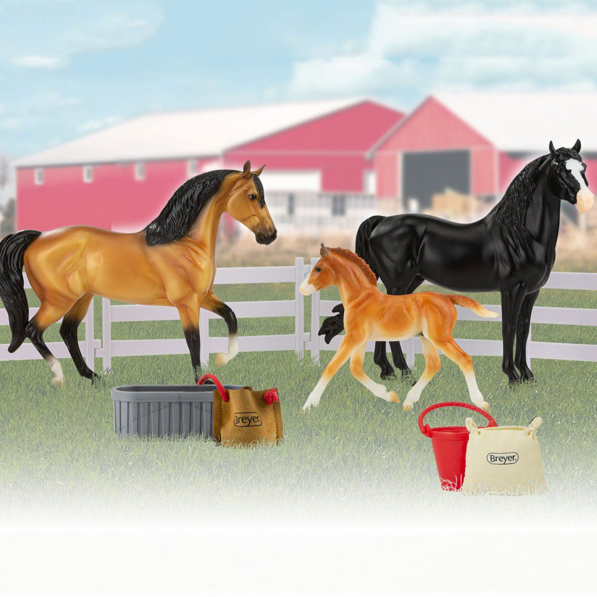 Breyer Spanish Mustang Family